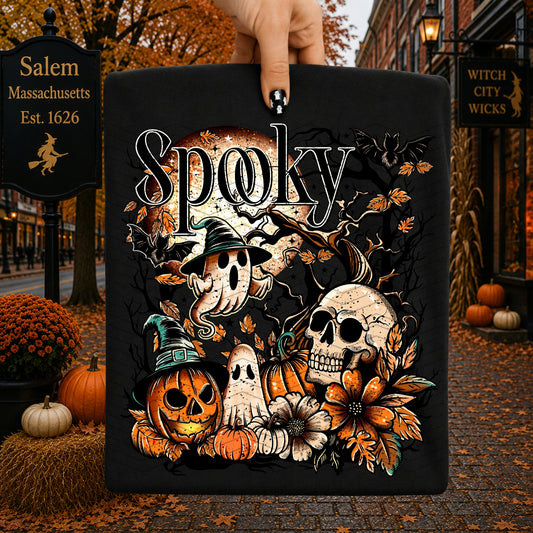 Spooky | Shirt |Sweatshirt | Pullover | Hoodie | Crewneck | Long Sleeves | Fleece | Warmth