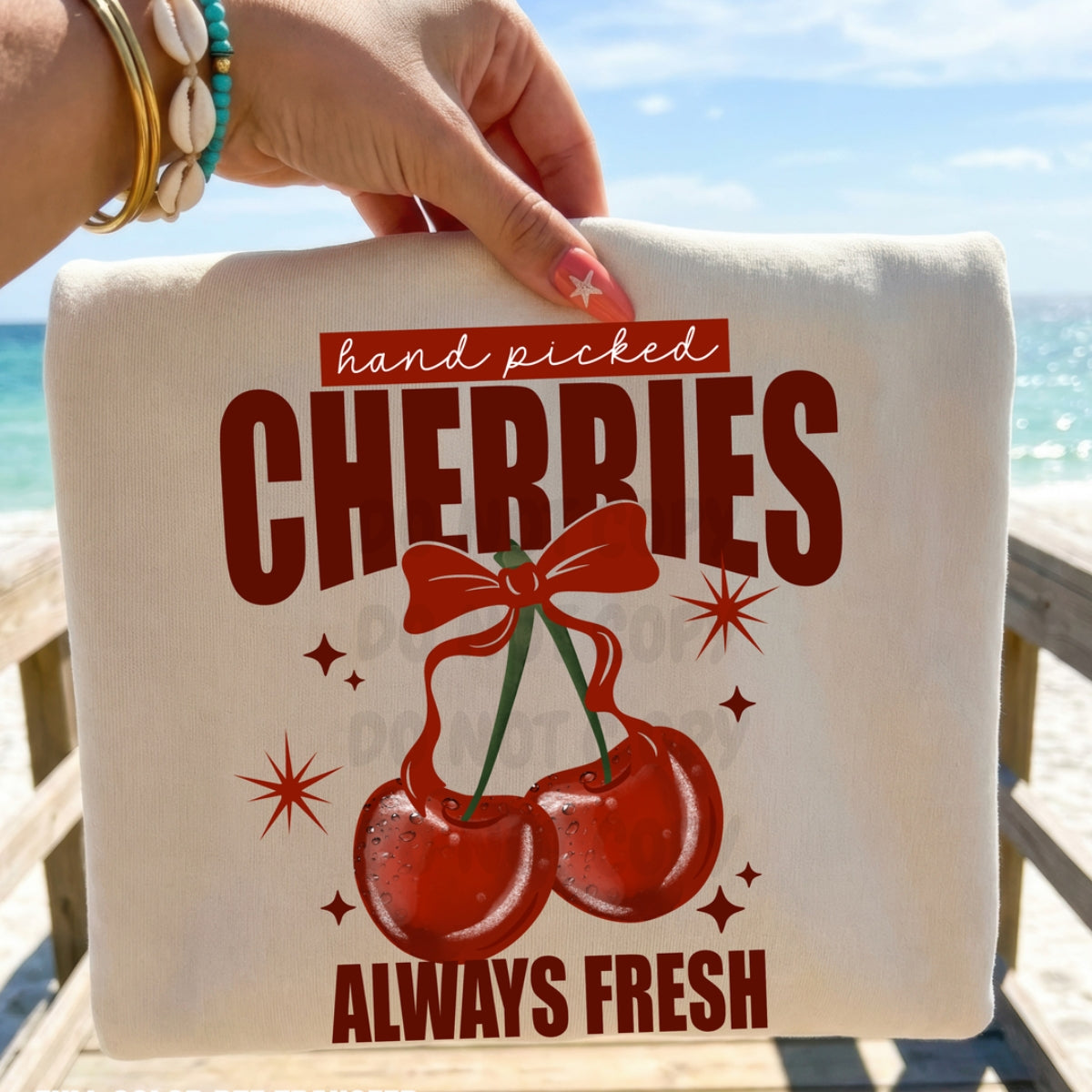 Hand Picked Cherries | Shirt |Sweatshirt | Pullover | Hoodie | Crewneck | Long Sleeves | Fleece | Warmth