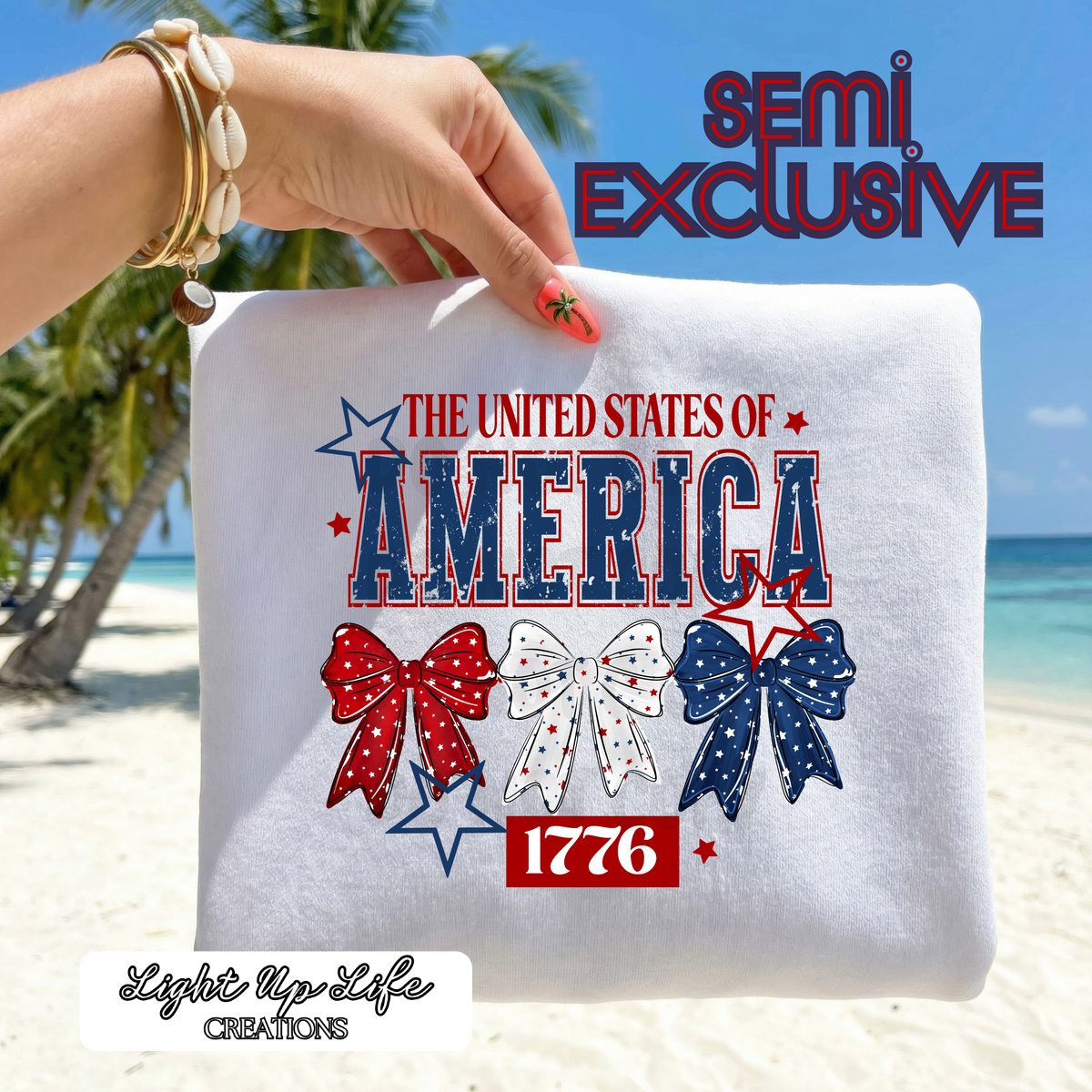United States of America | 1776 | Americana | Patriotic | Shirt |Sweatshirt | Pullover | Hoodie | Crewneck | Long Sleeves | Fleece | Warmth