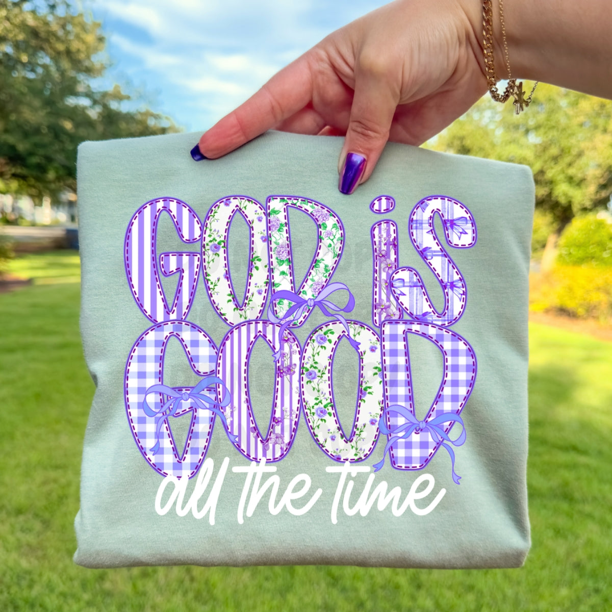 Purple God is Good | Shirt |Sweatshirt | Pullover | Hoodie | Crewneck | Long Sleeves | Fleece | Warmth