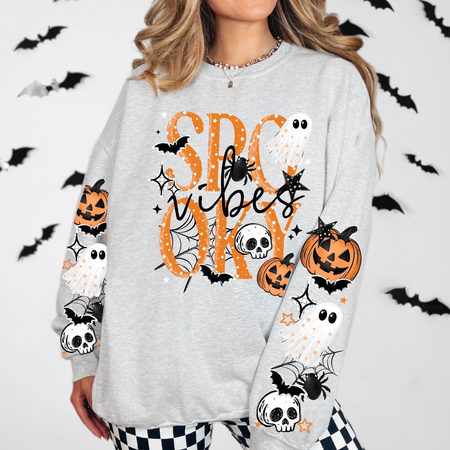 Spooky Vibes | Shirt |Sweatshirt | Pullover | Hoodie | Crewneck | Long Sleeves | Fleece | Warmth