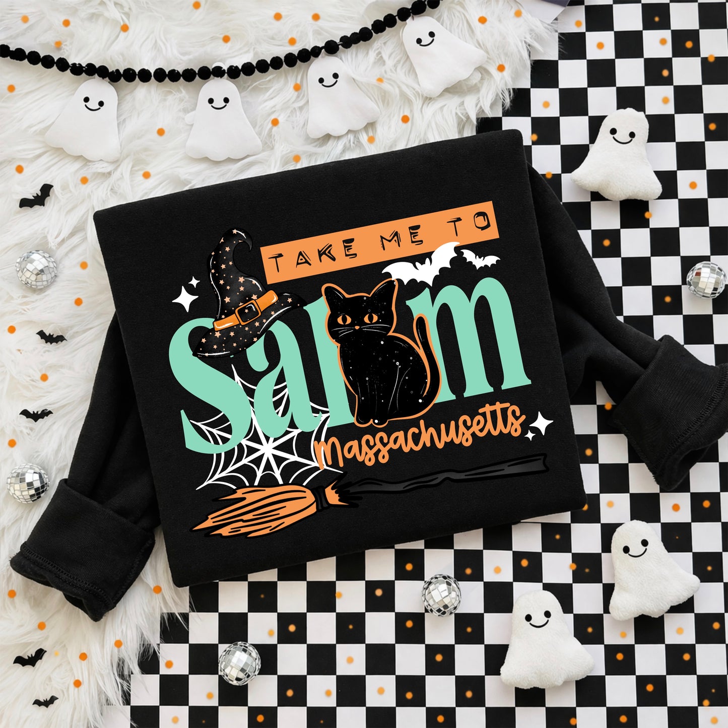 Take Me To Salem | Shirt |Sweatshirt | Pullover | Hoodie | Crewneck | Long Sleeves | Fleece | Warmth