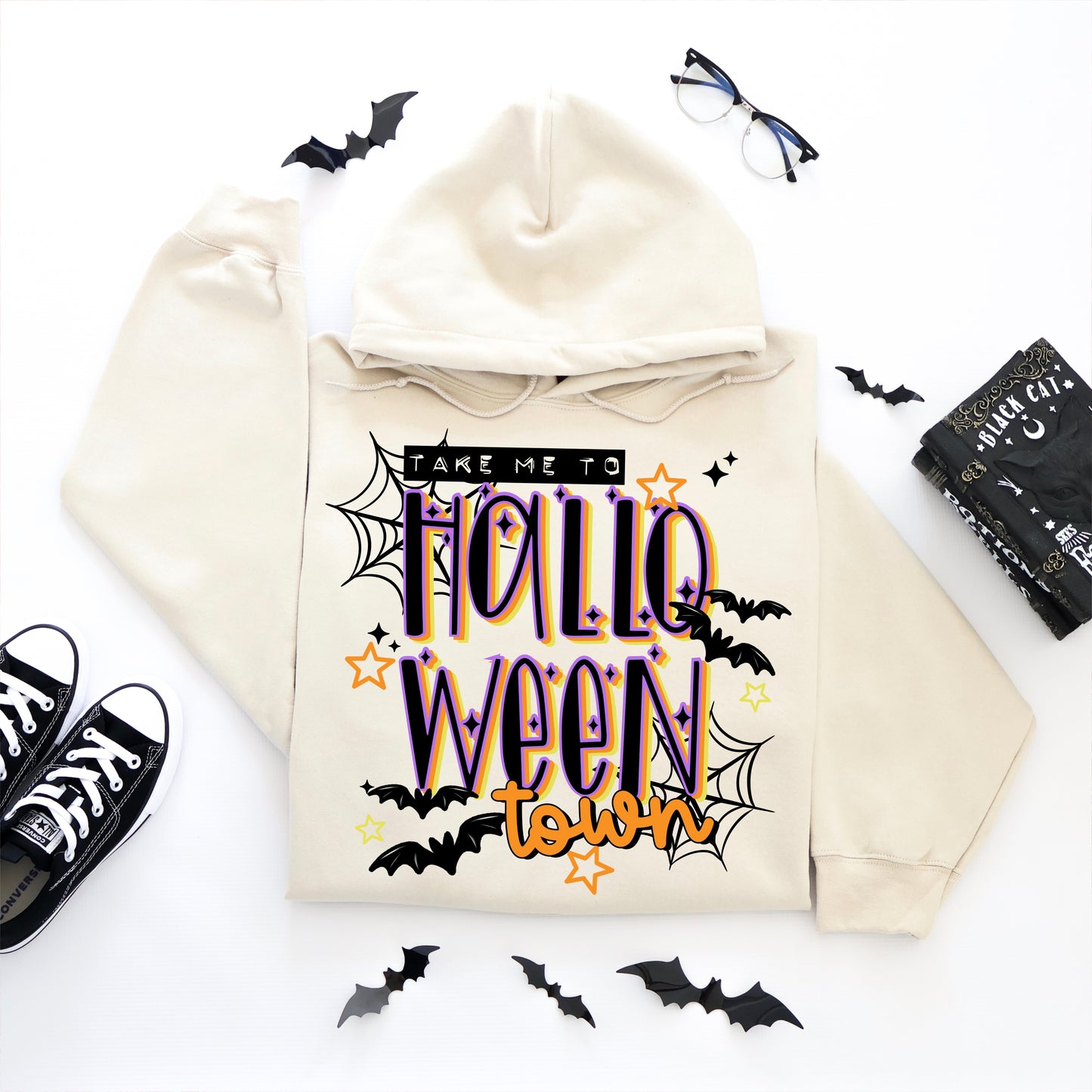 Halloween Town | Shirt |Sweatshirt | Pullover | Hoodie | Crewneck | Long Sleeves | Fleece | Warmth