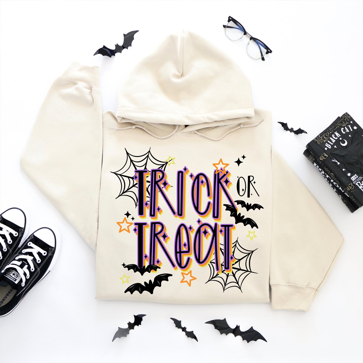 Trick or Treat | Shirt |Sweatshirt | Pullover | Hoodie | Crewneck | Long Sleeves | Fleece | Warmth