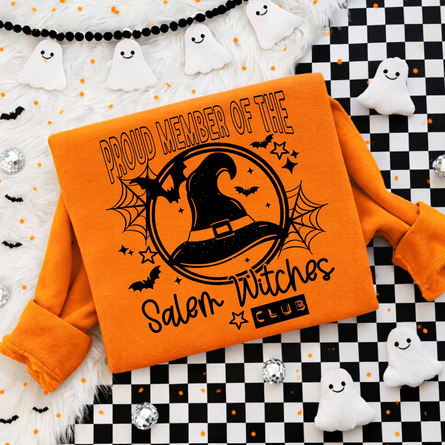 Salem Witches Club | Shirt |Sweatshirt | Pullover | Hoodie | Crewneck | Long Sleeves | Fleece | Warmth