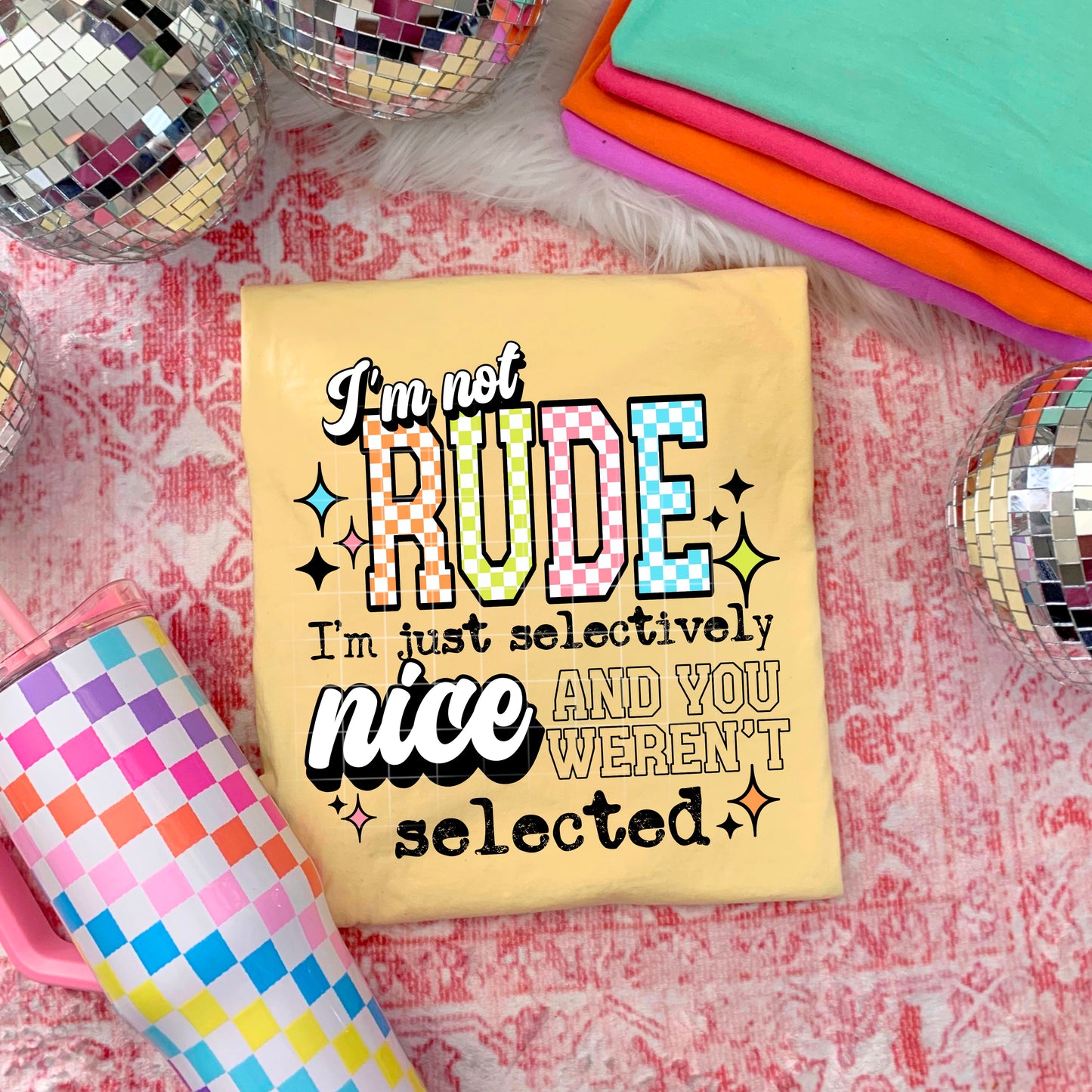 I'm Not Rude | Shirt |Sweatshirt | Pullover | Hoodie | Crewneck | Long Sleeves | Fleece | Warmth
