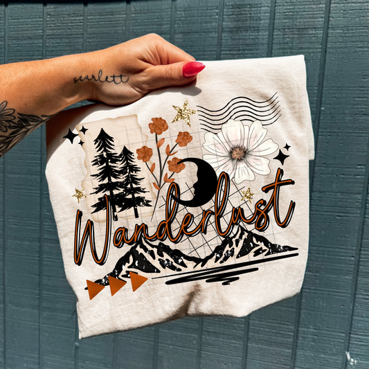 Wanderlast | Shirt |Sweatshirt | Pullover | Hoodie | Crewneck | Long Sleeves | Fleece | Warmth
