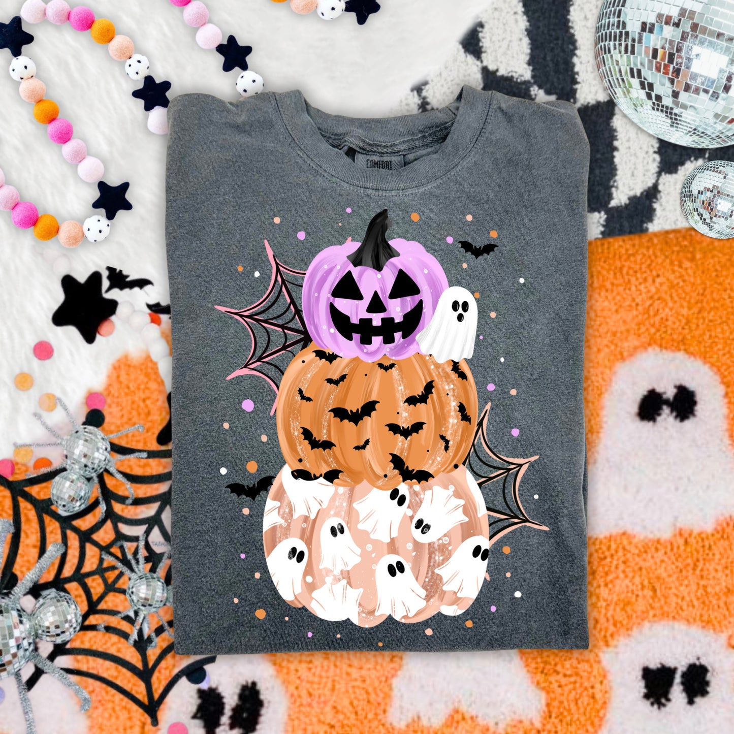 Spooky Pumpkins | Shirt |Sweatshirt | Pullover | Hoodie | Crewneck | Long Sleeves | Fleece | Warmth