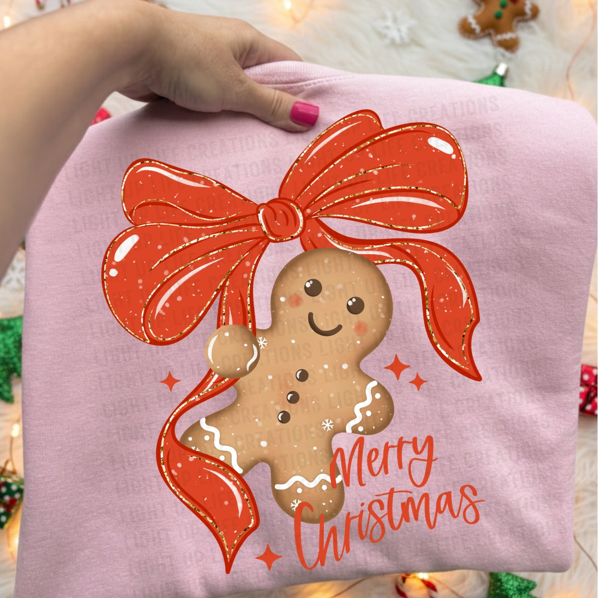 Merry Christmas Gingerbread | Shirt |Sweatshirt | Pullover | Hoodie | Crewneck | Long Sleeves | Fleece | Warmth