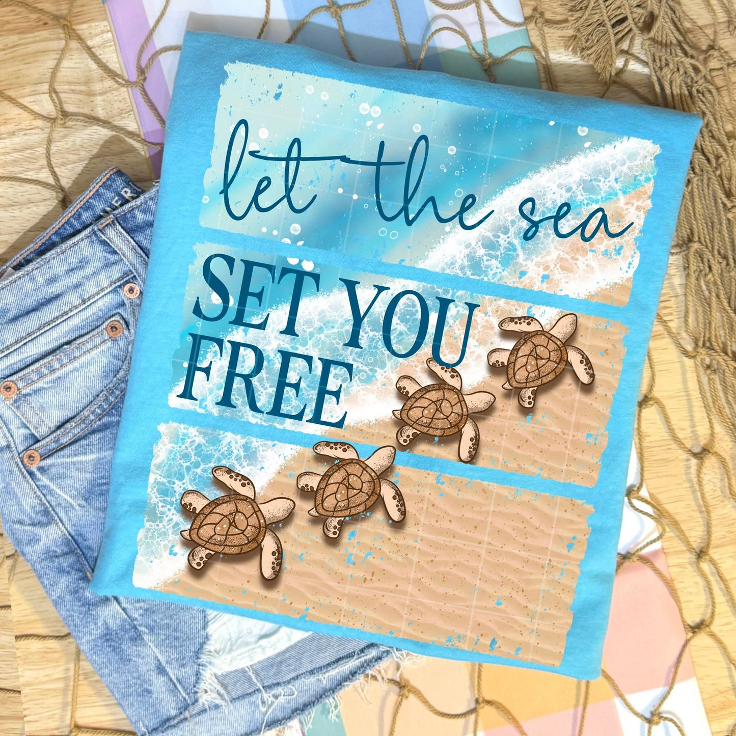 Let the Sea Set You Free | Shirt |Sweatshirt | Pullover | Hoodie | Crewneck | Long Sleeves | Fleece | Warmth