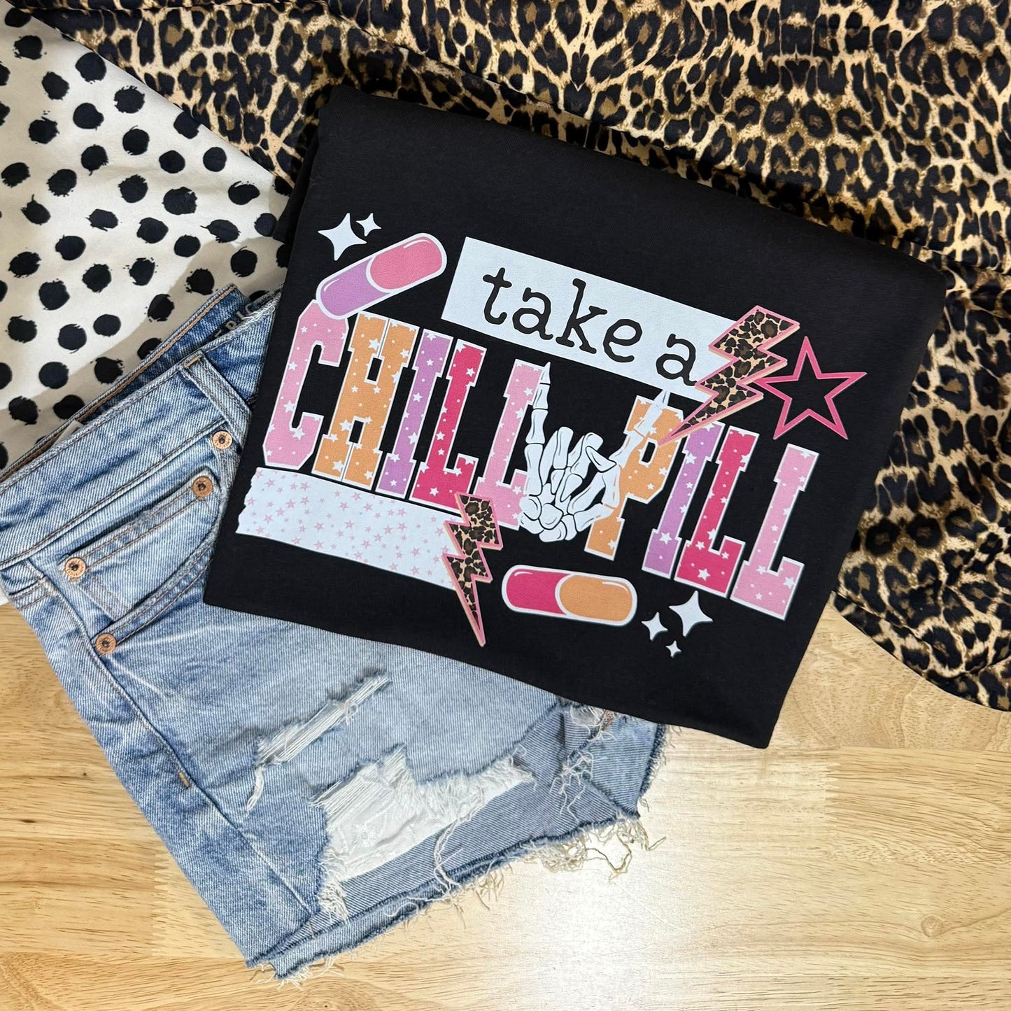 Take a Chill Pill | Shirt |Sweatshirt | Pullover | Hoodie | Crewneck | Long Sleeves | Fleece | Warmth