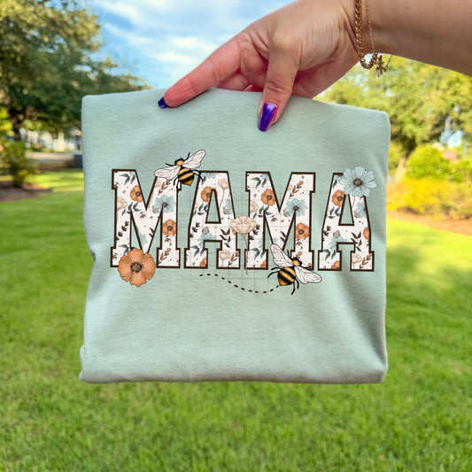 Boho Floral Mama | Shirt |Sweatshirt | Pullover | Hoodie | Crewneck | Long Sleeves | Fleece | Warmth