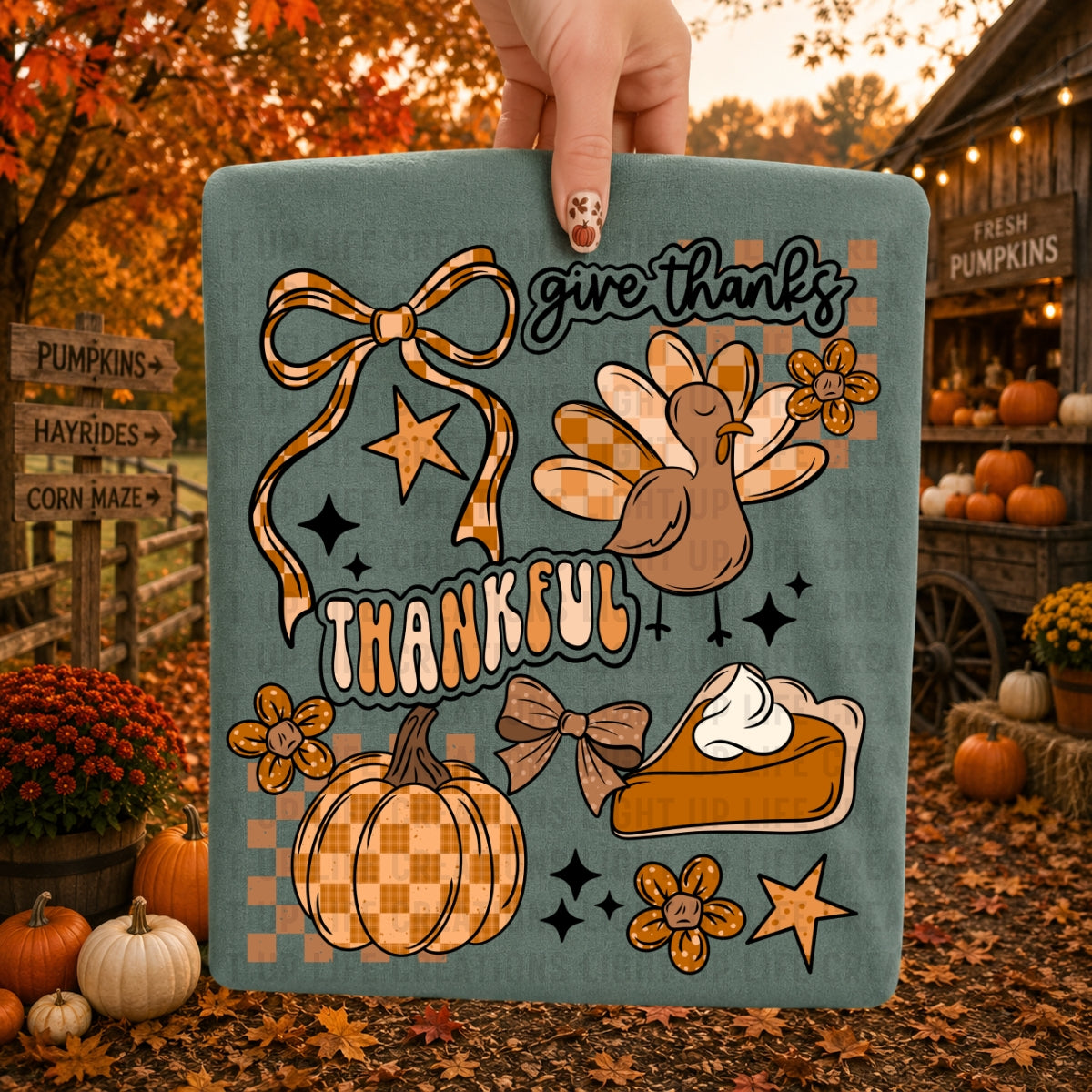 Thanksgiving Collage | Shirt |Sweatshirt | Pullover | Hoodie | Crewneck | Long Sleeves | Fleece | Warmth